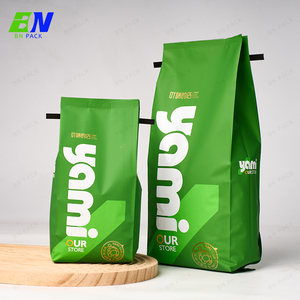 Tại chỗ bóng 250g 500g 1kg bên gusset bao bì thực phẩm túi Cà phê tùy chỉnh với Cà Vạt thiếc và van khí - Product Image 1