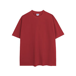 T-shirt ras du cou personnalisé pour hommes T-shirt vierge surdimensionné en coton de haute qualité avec logo - Product Image 1