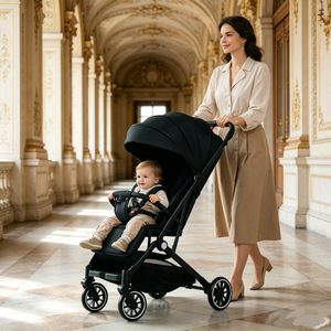 JXB Hochwertiger Kinderwagen Leichter Faltbarer Tragbarer Kinderwagen Reisesystem für Neugeborene und Kleinkinder - Product Image 1