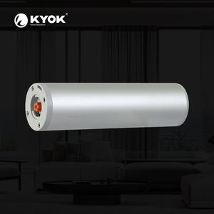 Juego Completo de Barra Romana Eléctrica Plateada Premium KYOK con Motor Plateado a Juego - Product Image 1