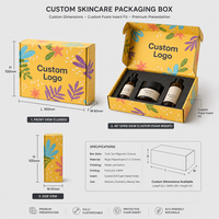 Boîte d'expédition postale en carton ondulé personnalisée avec logo pour cosmétiques