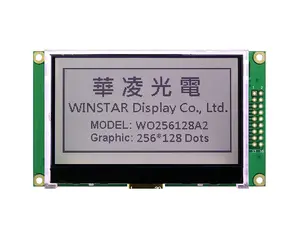 Чип на стекле ЖК-модули 256x128 с печатной платой WO256128A2 Winstar ЖК-экран LCD 256128