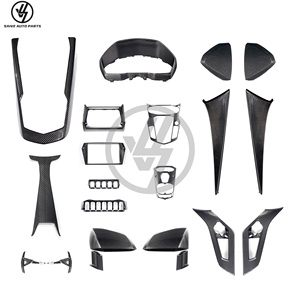 Kits de Conversión Interior de Fibra de Carbono Seca con Acabado Brillante y Tejido Twill, Envasados al Vacío, para Lamborghini Aventador LP700 2011-2015, Kit de Carrocería - Product Image 4