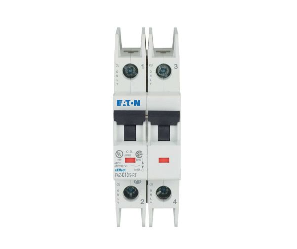 Eaton Moeller FAZ Series FAZ-C10/2-AS 10A 2P 240V CE  CCC ISO Miniature Circuit Breaker MCB for Industrial Distribution System