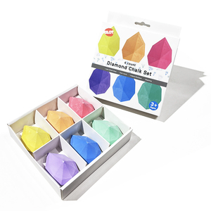 Ensemble de <span class=keywords><strong>craie</strong></span> de trottoir Jumbo en forme de diamant BEIFA, ensemble d'art de <span class=keywords><strong>craie</strong></span> de trottoir lavable non toxique - Product Image 4