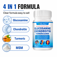 Capsules de sulfate de chondroïtine, glucosamine, chondroïtine, MSM, curcuma, boswellia, compléments alimentaires, OEM, ODM, marque privée, vente en gros