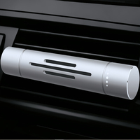 Diffuseur d'aromathérapie pour voiture en alliage de haute qualité, mini, noir, avec clip pour grille d'aération et parfum naturel