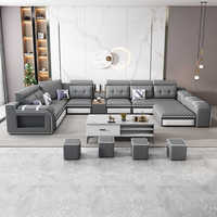 Canapé d'Angle Modulable Simple et Moderne avec Housse Lavable Anti-Griffures pour Chat, Tissu Non-Lavable pour Salon