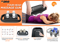 2025 Offre Spéciale Pistolet de massage musculaire électrique de haute technologie Puissant vibrateur corporel à percussion Outil de relaxation du corps