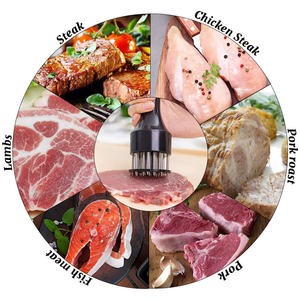 Profession Attendrisseur de viande Aiguille <span class=keywords><strong>Steak</strong></span> Côtelettes de porc Marteau <span class=keywords><strong>à</strong></span> viande en vrac Grilles de barbecue Attendrisseur de viande en acier inoxydable <span class=keywords><strong>Presse</strong></span> <span class=keywords><strong>à</strong></span> <span class=keywords><strong>steak</strong></span> de boeuf - Product Image 5