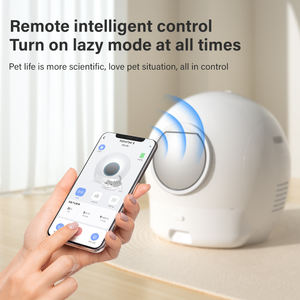 Nouveau design amélioré 2ème génération <span class=keywords><strong>Elspet</strong></span> litière pour chat bac à sable automatique auto-nettoyant chat toilette intelligente - Product Image 2