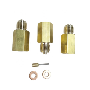 1/2: एनप्ट पिस्टन प्रकार पीतल का दबाव गेज स्नूबर न्यूमेटिक उपकरण - Product Image 2