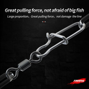 Girella Girevole Shareshark con Moschettone per Accessori da Pesca - Product Image 2