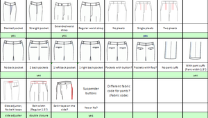 <span class=keywords><strong>Pantalon</strong></span> de Costume <span class=keywords><strong>Homme</strong></span> Blanc en Laine Style Italien Coupe Droite Sur Mesure Taille Moyenne Devant Plat Élégant Imperméable Respirant - Product Image 6