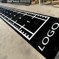 Piste de luge de gym durable en gazon artificiel écologique avec une hauteur de poils de 25 mm, haute densité et fonction imperméable