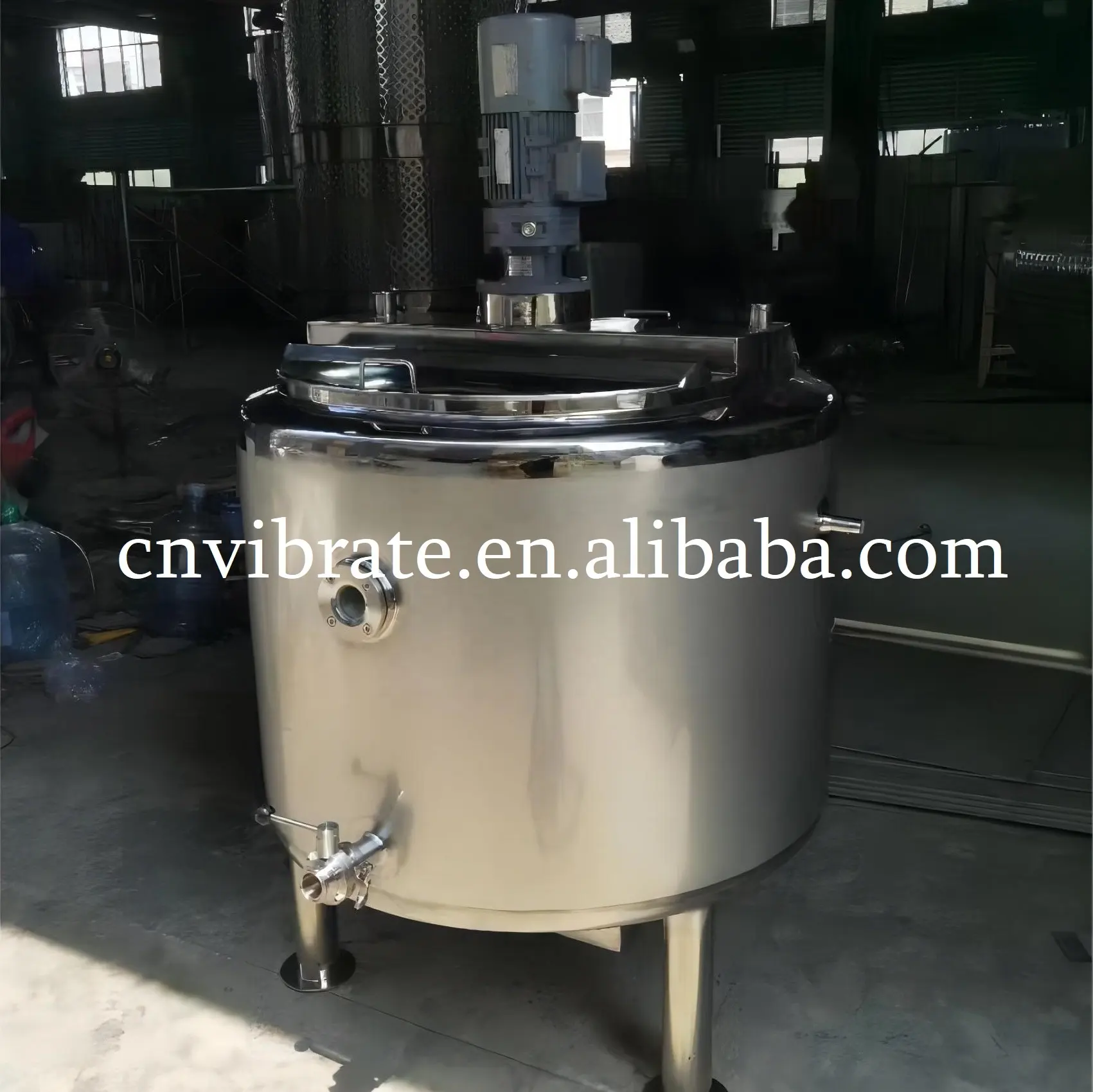 VBJX Stainless Steel Homogenization Pump Tank Agitator Mixer Honey High Pressure Homogenizer Machine