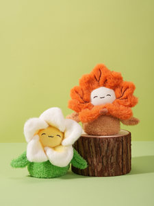 Adorno Floral de Peluche en Maceta, Bonita Planta de Bonsái de Peluche, Decoración para el Hogar y Escritorio, para <span class=keywords><strong>BROS</strong></span> 14+ - Product Image 4
