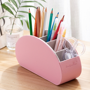 PU Leather <strong>Remote</strong> <strong>Control</strong> Holder Wholesale for Office Home Desktop Multi-Colors Living Room <strong>Storage</strong> - Product Image 1