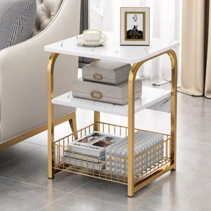 Tavolino da Caffè Moderno <span class=keywords><strong>in</strong></span> <span class=keywords><strong>Legno</strong></span> <span class=keywords><strong>Bianco</strong></span> di Lusso per <span class=keywords><strong>Soggiorno</strong></span> - Product Image 6