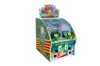 Machine de jeu d'arcade commerciale d'intérieur à monnayeur pour 2 joueurs, tir de balles pour enfants, jeu de rédemption de balles à double pistolet pour centre de jeux