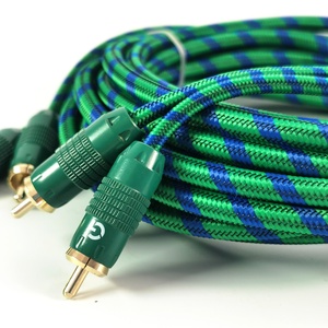 <span class=keywords><strong>Cable</strong></span> Blindado de Par Trenzado de Cobre de <span class=keywords><strong>5</strong></span> <span class=keywords><strong>Metros</strong></span>, 2 <span class=keywords><strong>RCA</strong></span> a 2 <span class=keywords><strong>RCA</strong></span>, con Cubierta de PVC - Product Image 3