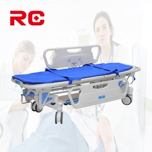 Fabriqué en Chine, brancard médical professionnel pour ambulance, lit d'<span class=keywords><strong>urgence</strong></span> en ABS avec roues mobiles, prix bas - Product Image 4