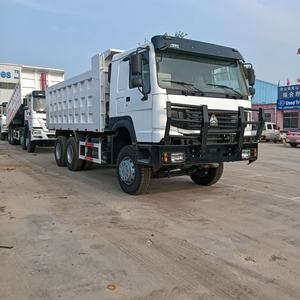 Jual truk beban berat tangan kedua Haowo dump truck 6x4 371 tenaga kuda 10 roda 40 ton dump truck dengan harga rendah - Product Image 6