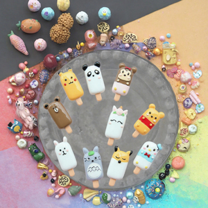 จี้เรซิ่นรูปสัตว์น่ารักสำหรับทำเครื่องประดับ DIY เช่น ต่างหู ขนาด 15 x 34 มม. สำหรับเด็ก - Product Image 3