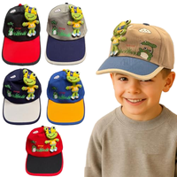 Nueva Gorra de Béisbol Infantil con Diseño de Personajes de Dibujos Animados, Estilo Moderno para el Día a Día, Unisex, Ajustable, Primavera/Verano