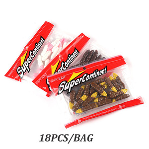 Señuelo de Pesca Artificial Suave, Tipo Cruzado, Flotante, con Aroma a Pescado Salado, 18 Piezas por Paquete, 3.8cm, para Pesca en el Océano - Product Image 4