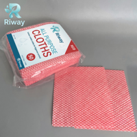 Chiffons de nettoyage de cuisine non tissés à motif ondulé, réutilisables, multi-usages, pour absorber l'huile et l'eau, vente en gros, direct usine