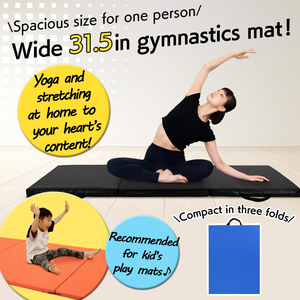 Colchoneta de Gimnasio Plegable en 4 Partes para Ejercicio en Casa y Yoga, Producto Deportivo y de Entretenimiento - Product Image 3