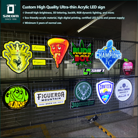 Letrero de Neón Personalizado y Atractivo para Tienda de Cigarrillos, Letrero LED Impreso con UV para Salón de Hookah y Exhibición en Tiendas