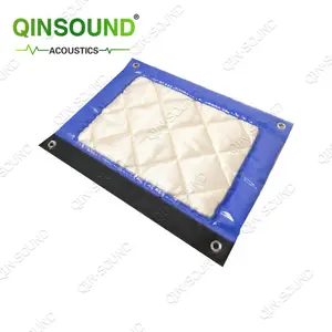 Poly-carbonate PVC Soundproof Sound Barrier Blankets Outdoor Acoustic Blanket For Materials Construction Site