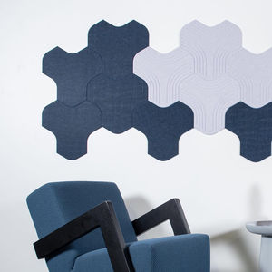 Panneaux acoustiques économiques recyclables pour l'absorption du son, utilisés à <span class=keywords><strong>la</strong></span> maison, panneaux acoustiques en <span class=keywords><strong>fibre</strong></span> de polyester - Product Image 1