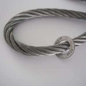 리프팅 루프 용 와이어 로프 케이블 루프 앵커 와이어 로프 케이블 루프 - Product Image 6