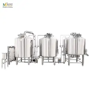 Équipement de brassage de bière de projet clé en main de micro-brasserie commerciale 1000L 10HL