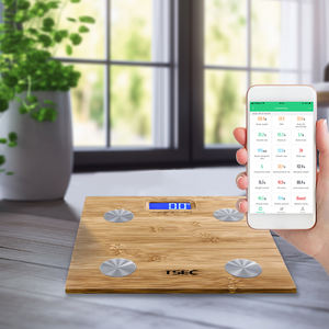 चीनी निर्माता थोक बिक्री 180 किलोग्राम डिजिटल वजन शरीर वसा पैमाने बाथरूम वाटरप्रूफ बांस स्केल - Product Image 2