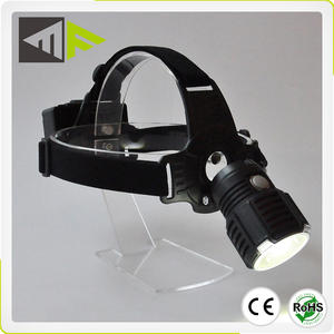 Lampe <span class=keywords><strong>Tac</strong></span> à DEL à forte puissance 1000 Lumens Double batterie 18650 Lampe frontale rechargeable avec fonction zoom - Product Image 6