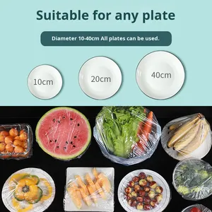 Film alimentaire jetable extra large de qualité alimentaire pour la conservation des aliments, idéal pour la conservation des restes dans le réfrigérateur et le congélateur à usage domestique - Product Image 4