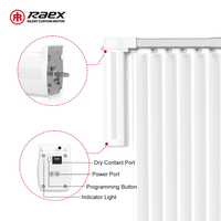 Moteur de rideau intelligent Raex MP82-I KNX Tuya Zigbee Google Assistant Super silencieux en alliage d'aluminium