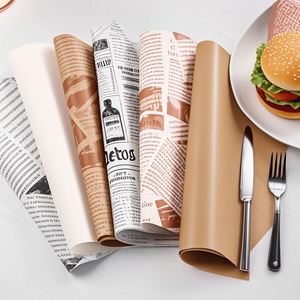 Papier alimentaire personnalisé avec logo, imprimé gratuitement, résistant à la graisse, écologique, recyclable, résistant à la chaleur, de qualité alimentaire, anti-adhésif - Product Image 6