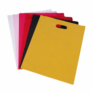 Durable Die Cut <b>Bags</b> Flexible LDPE OEM ODM Space Saving Bookstore Retail Store Heavy Duty Market Stall - Product Image 1
