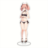 4 modèles, figurine acrylique personnalisée de 16 cm, personnage d'anime Frieren en maillot de bain, belle fille sexy, support de bureau en acrylique Fern
