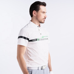 Polo da Golf da <span class=keywords><strong>uomo</strong></span> con colletto rovesciato che corre polo per allenamento Fitness a <span class=keywords><strong>mezza</strong></span> <span class=keywords><strong>manica</strong></span> - Product Image 4