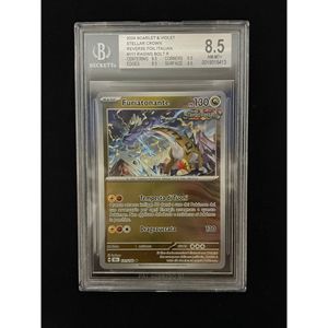 Para 2024, Scarlet & Violet Star Crown Raging Bolt R Reverse Holo SCR IT 111/142 BGS 8.5 Papel ITA 10g - Product Image 1