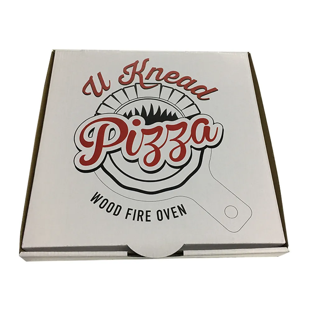Kotak Kemasan Pizza Pasokan Katering Tiongkok Kotak Kardus Bergelombang Pizza 33X33 untuk Harga Promosi