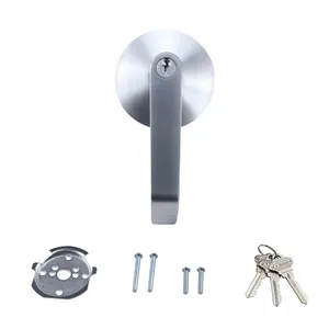 Door Lock Manufacturer 017P New Products Ansi Push Panic Exit Device Stainless Steel Lever Trim Door Lock Manufacturer Lever For Exit Device