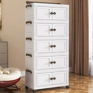 منظم عجلات متعدد الوظائف قابل للطي من مادة PP + ABS مقاوم للماء ومتين للملابس المنزلية - Product Image 2