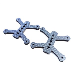 Etri tùy chỉnh <span class=keywords><strong>CNC</strong></span> gia công sợi carbon Quadcopter Khung vật liệu thép không gỉ bền và thiết kế thời trang - Product Image 1